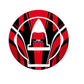 Puig Radikal Fuel Cap Protector Red 4254B