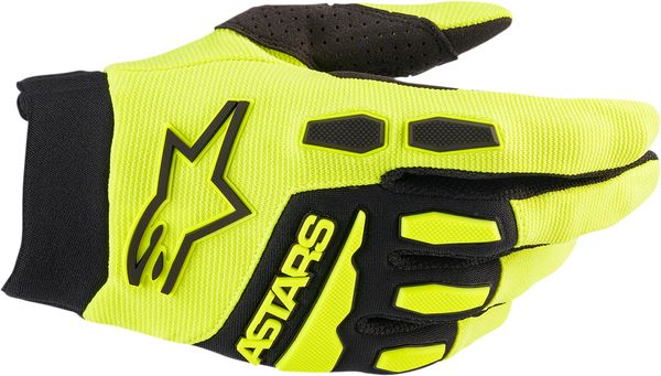 Alpinestars Full Bore Gloves Yellow Black