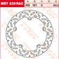 Trw Contoured Fixed Brake Rotor For BMW R 1200 GS 1993-2011 Steel MST239RAC
