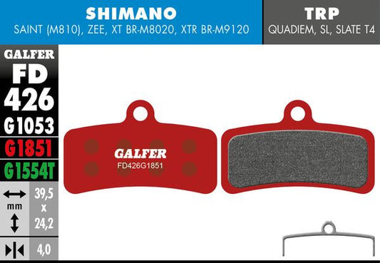 GALFER Brake Pad Bicycle FD426G1851