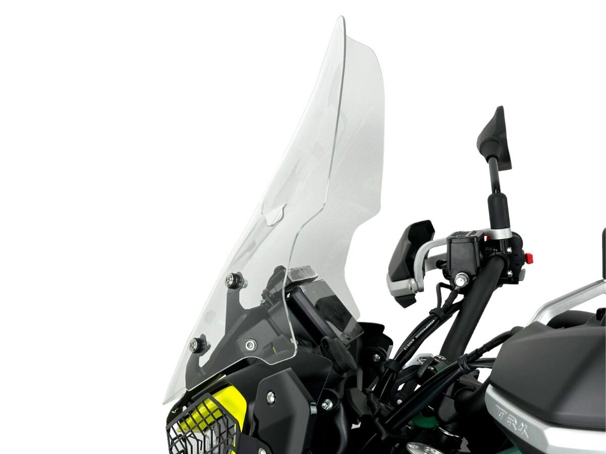 WRS Windscreen Caponord For Benelli TRK 702/X Clear Predrilled Fixed BE007T