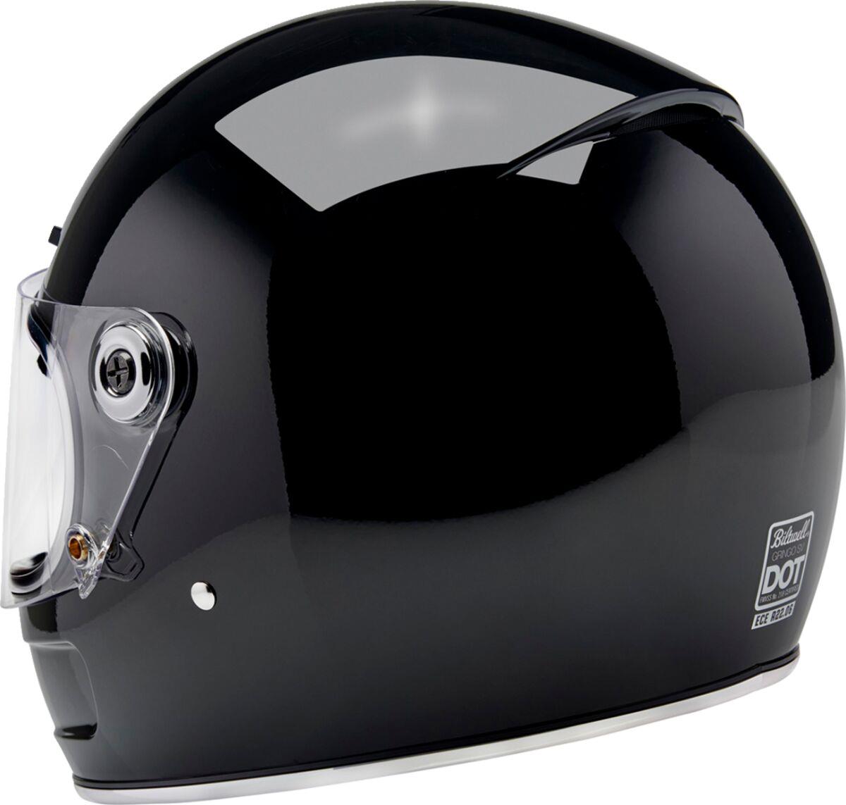 BILTWELL Gringo SV Black Motorcycle Helmet