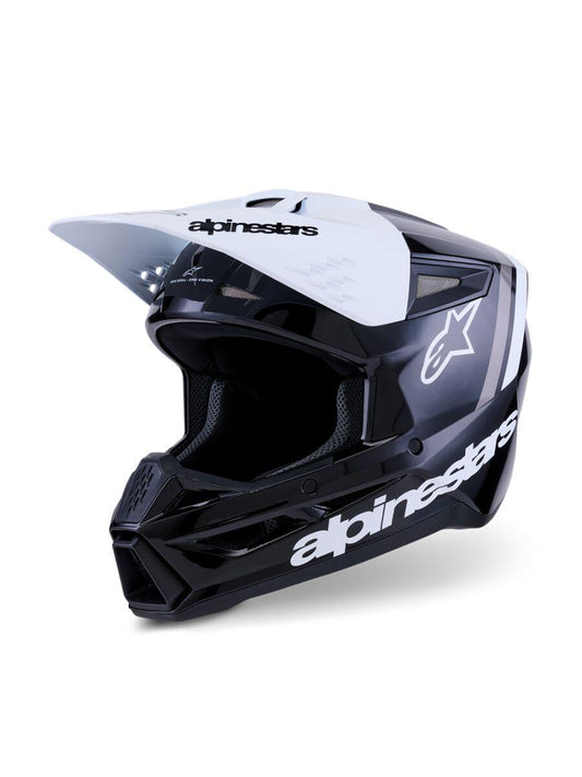 ALPINESTARS SM3 Radium Helmet BLK/WH/GY 2025 Model