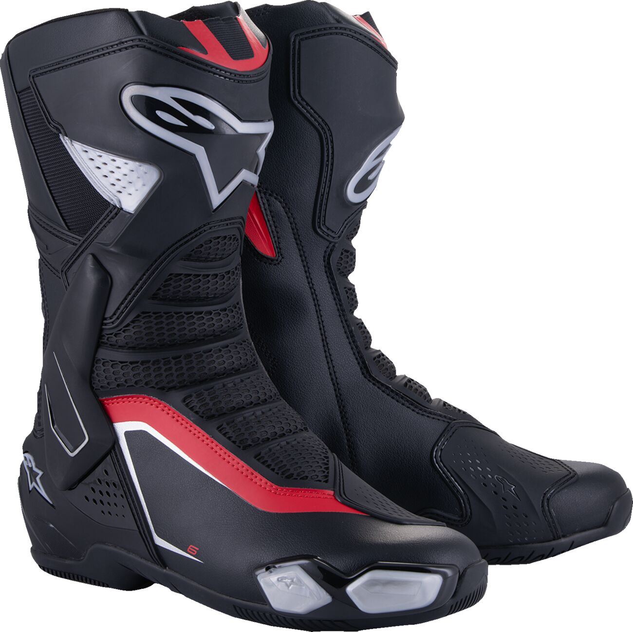ALPINESTARS SMX-6 V3 Boots Black/Red/Silver
