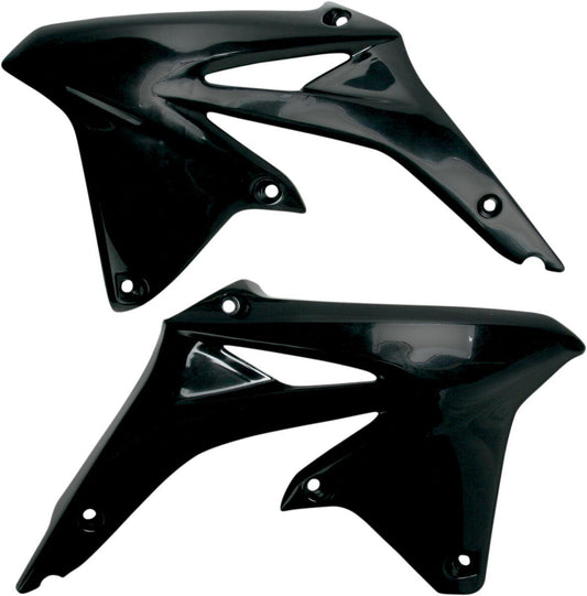 UFO RADIATOR COVERS SUZUKI RMZ450 BLACK SU04927-001