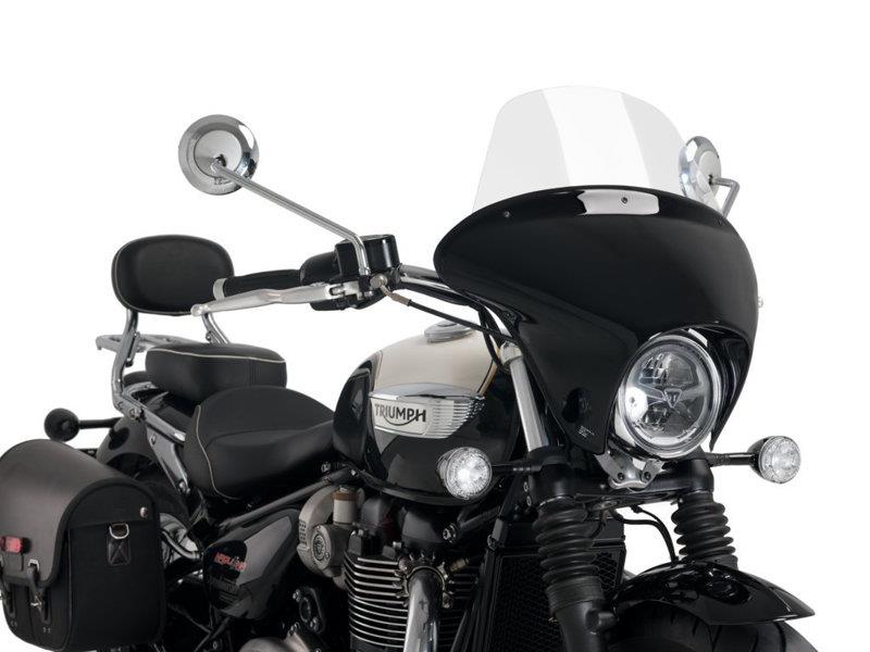 PUIG Batwing Touring Screen Clear for Triumph Bonneville Speedmaster 18-25 21117W