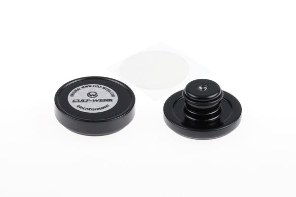 Cult Werk Axle Cover For Indian Scout 1250 2018-2026 Black Aluminium IN-SCO017