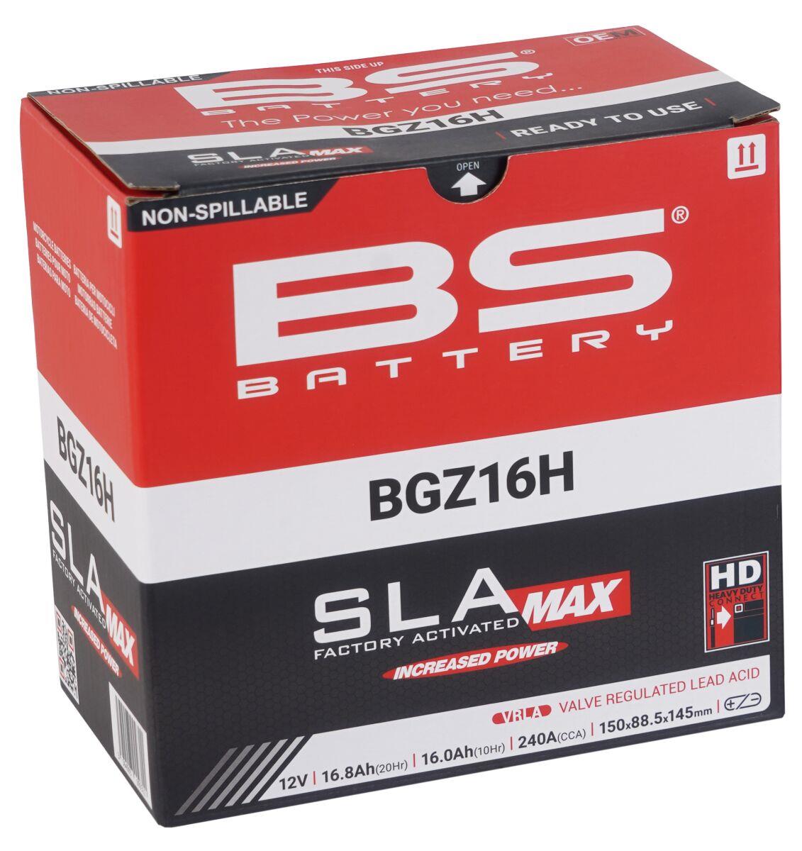 Bs Battery SLA MAX AGM Battery For BMW R 12 G/S 1985-2026 300931