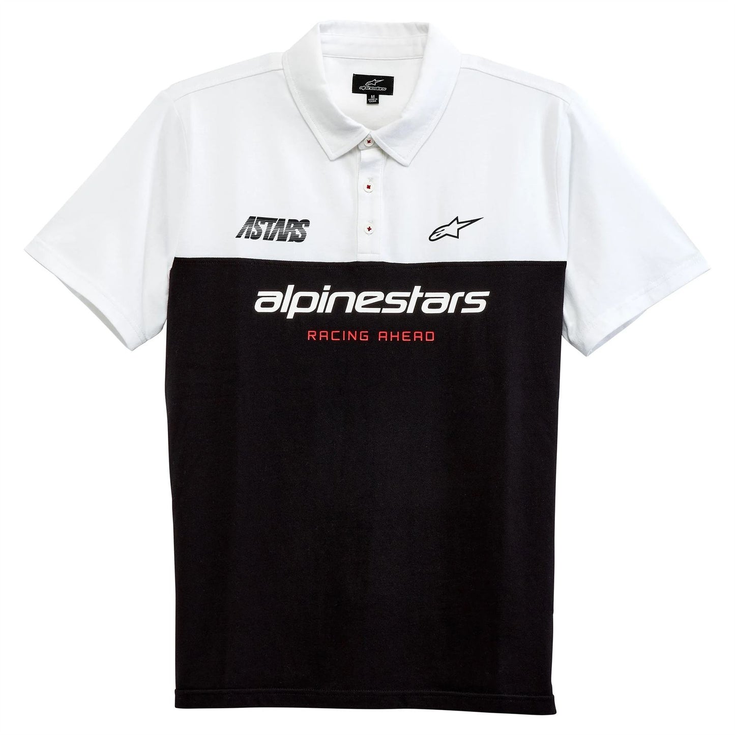 Alpinestars Paddock Polo Shirt Black White