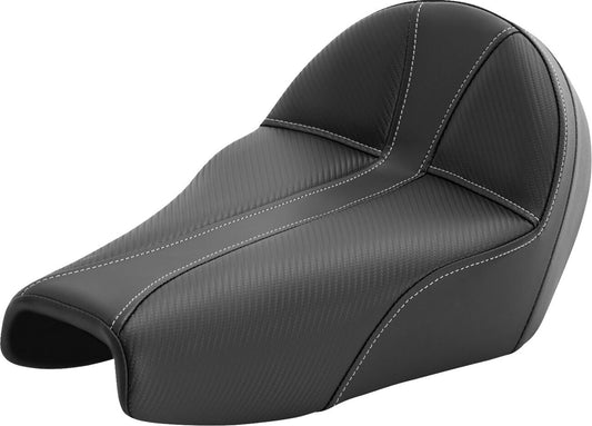 Saddlemen Dominator Solo Seat Black Silver Stitch For HD RH 1250 S 04-22 807-11B-0042