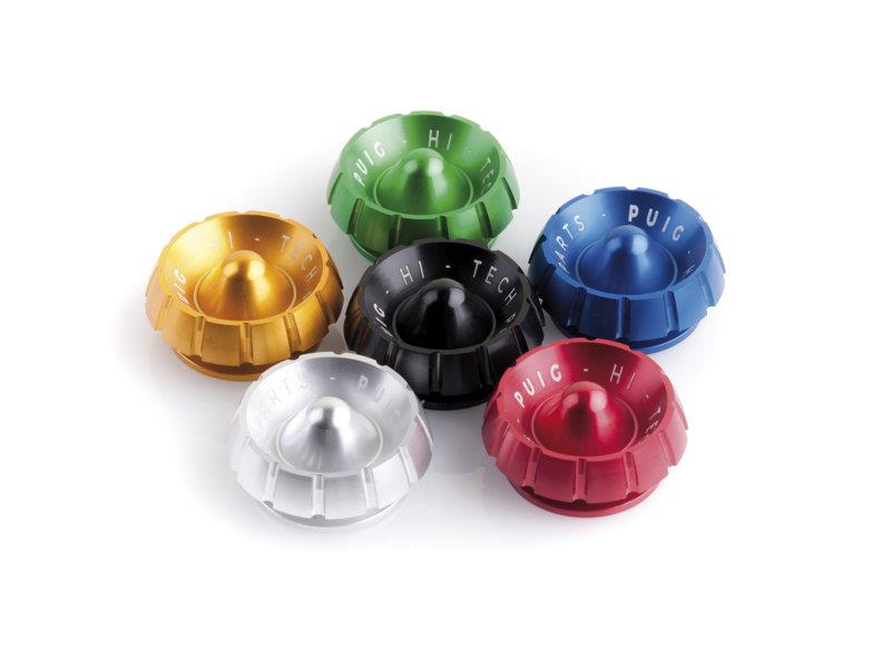 Puig Thruster Bar End Caps Silver 9696N