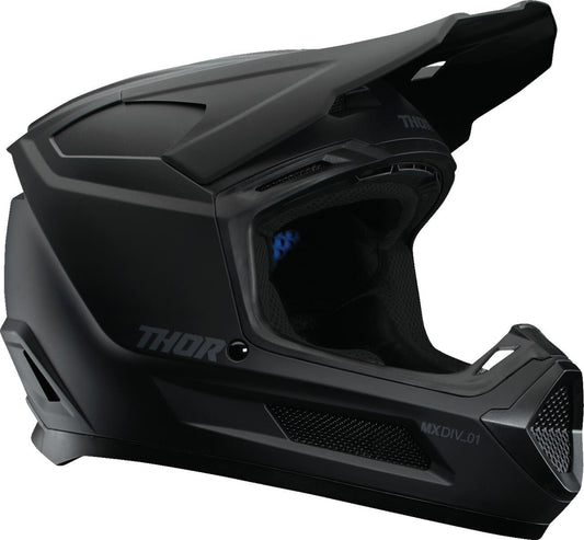 THOR Youth Fleet Blackout Helmet 2025 Model