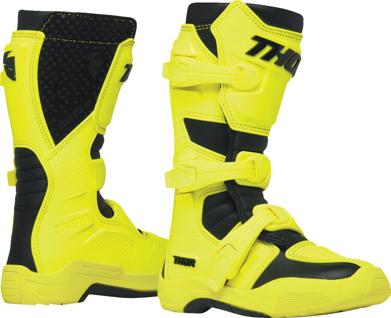 THOR Youth Blitz XR Boots Yellow