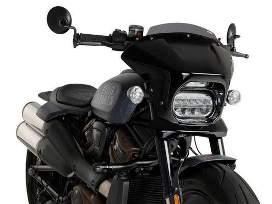 PUIG Fury Sport Semifairing And Screen Dark Smoke for Harley Davidson Sportster S RH1250S 21-24 21325F