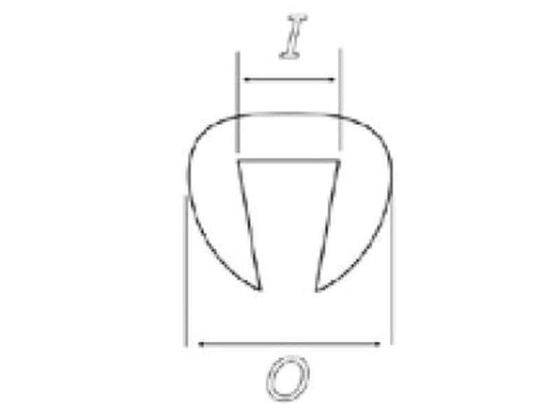 PUIG Trim Protective Edging O x I: 6.2 x 2.6 / 2m Light Smoke Universal 5843H