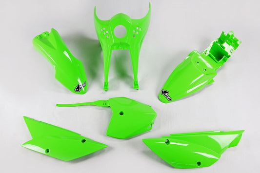UFO COMPLETE BODY KIT KAWASAKI KLX110 KX-GREEN KT37003026