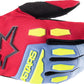 Alpinestars Youth Full Bore Gloves Red Blue Green