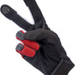 Biltwell Motorcycle Gloves Anza Red/Black