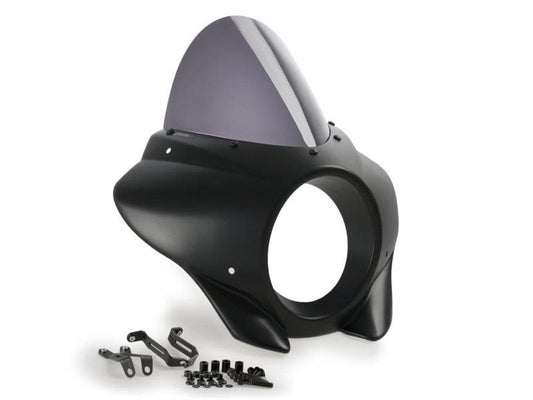 PUIG Mirage Touring Semifairing And Screen Dark Smoke for Harley Davidson Softail Street Bob FXBB 21-24 21410F