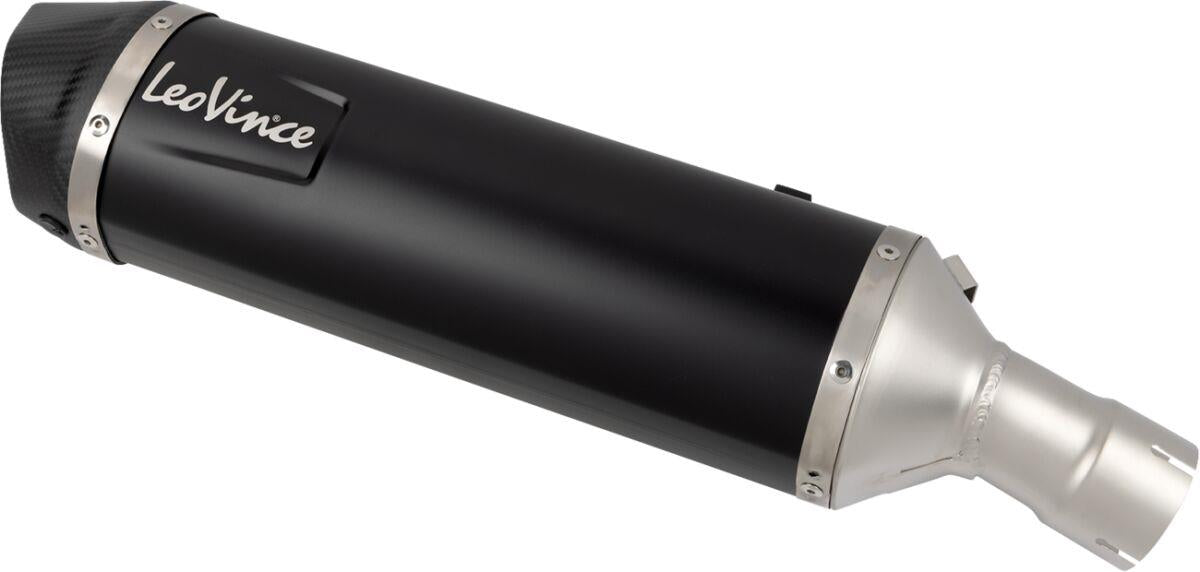 Leovince Slip-On Muffler For Kove 450 2023-2024 Black Stainless Steel 14449EBU