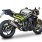 Spark Konix Evo Exhaust System Triumph Street Triple 765 RS ABS 17-24 GTR0509T