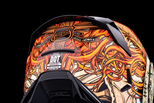 ICON Airframe Pro™ TopShelf Red Motorcycle Helmet