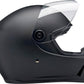 BILTWELL Lane Splitter Flat Black Motorcycle Helmet