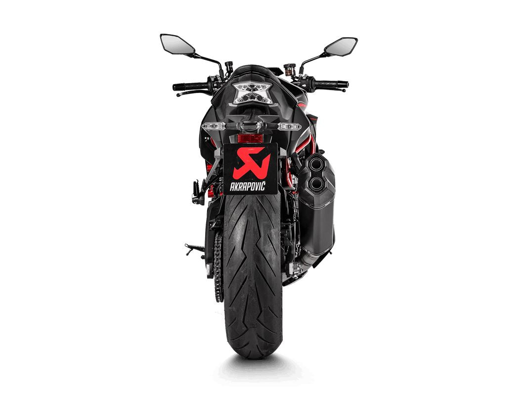 Akrapovic Slip-On Line Muffler TI Black For Kawasaki 2 H2 1000 20-24 S-K10SO31-HGITBL