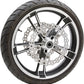 Arlen Ness Jagged Floating Rotor Stainless Steel For HD FLTRXSE 1977 06-24 02-788