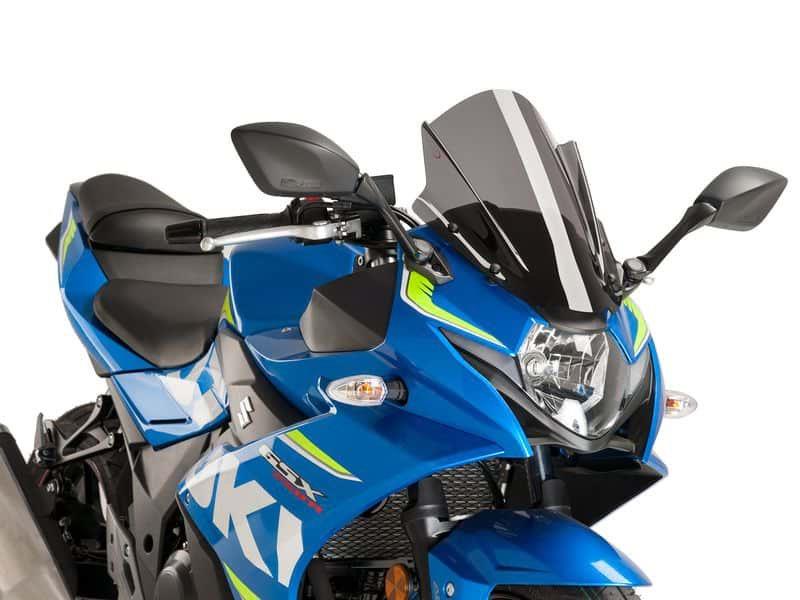 PUIG Racing Screen Dark Smoke for Suzuki GSX R 250 17-19 9722F