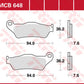 Trw All Round Sintered Metal Brake Pads For KTM EXC-F 450 1992-2027 MCB648
