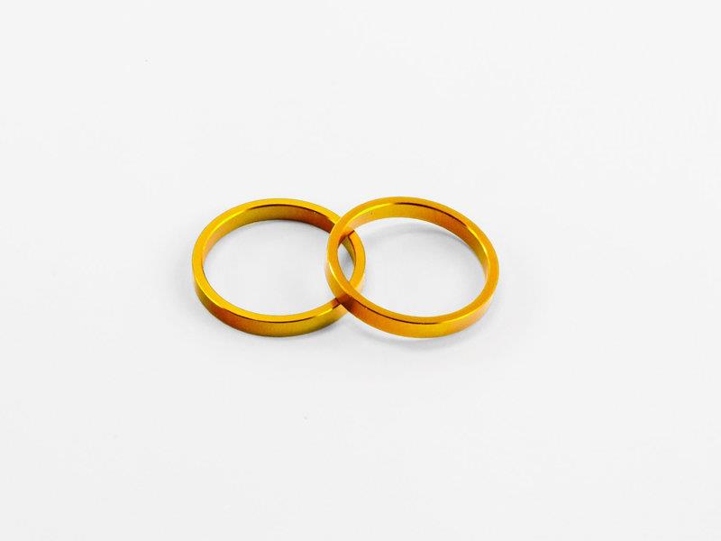 Puig Rings For Short Bar Ends Gold 7653N