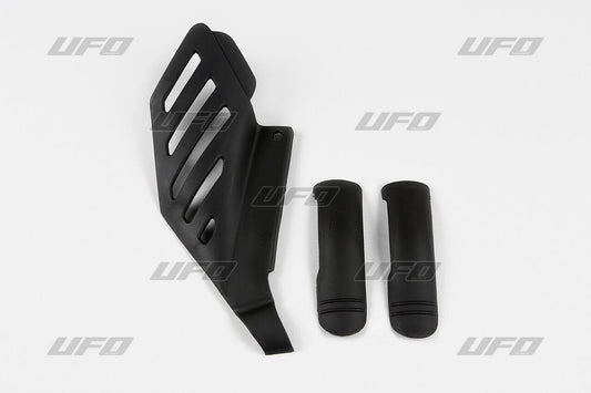 UFO Frameguards For KTM Exc 250 2007 Black KT03087001