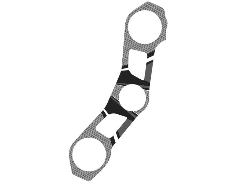 PUIG Radikal Yoke Protector Grey for Kawasaki ZX-10R 11-15 6944U