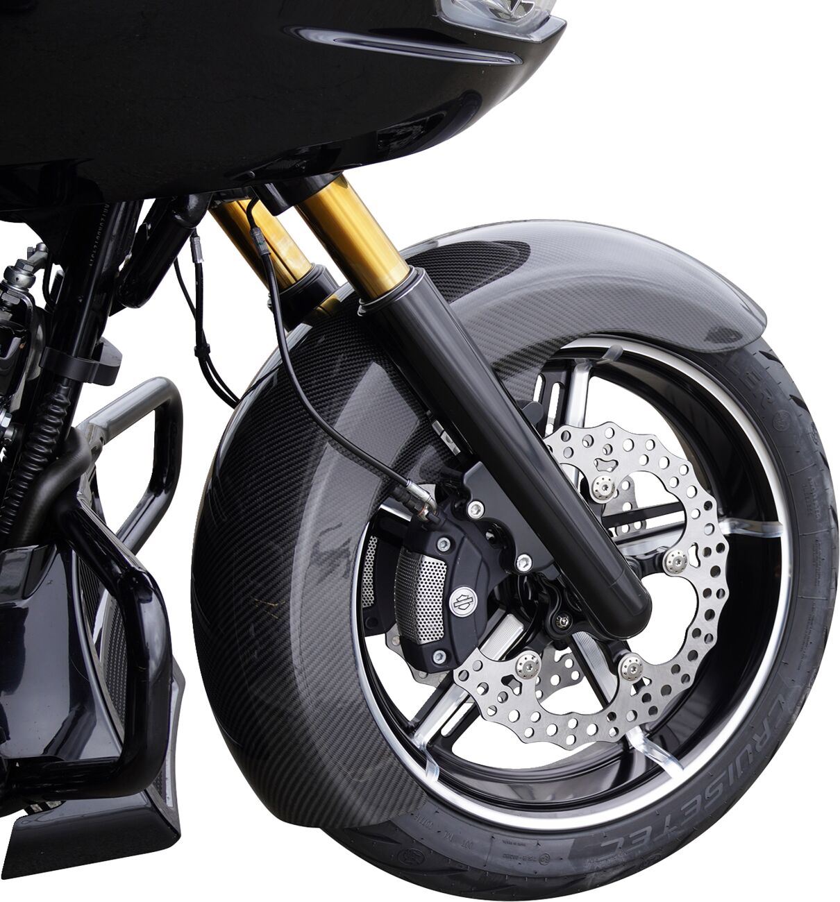 Arlen Ness Wide Wrapper Carbon Fiber Fender For Harley FLHX 1923 23-24 210-042