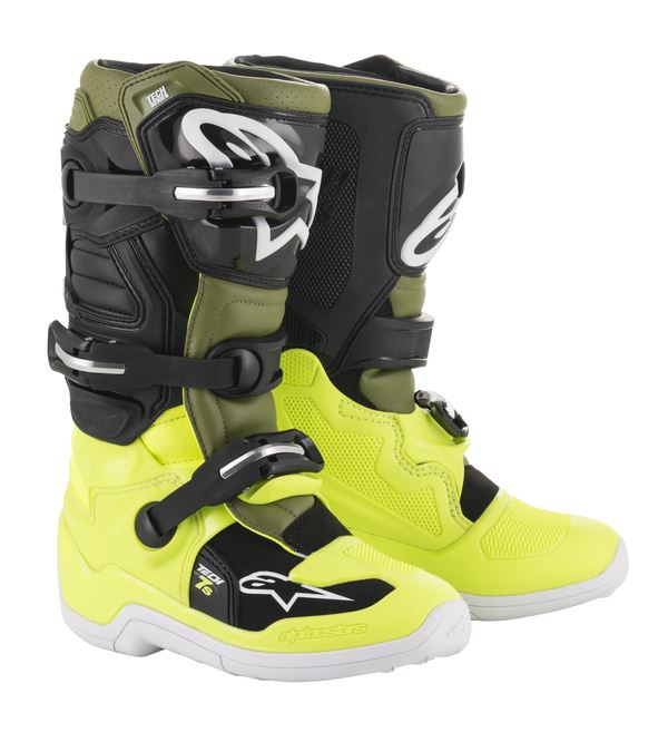 Alpinestars Youth Tech 7s Mx Boots Red Black White