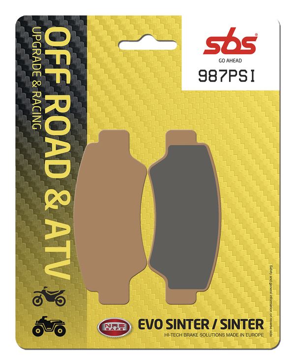 Sbs PSI Brake Pads For CF Moto CFORCE 520 EFI 4X4 2018-2023 987PSI