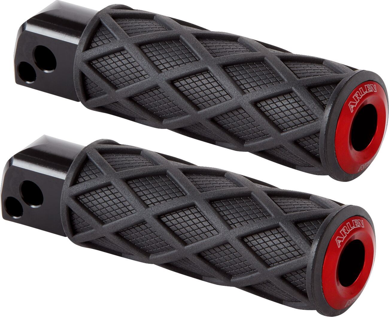 Arlen Ness Diamond Footpegs Rubber Steel For HD FLHTC 1584 00-10 400-060
