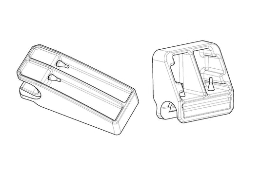 SHAD Pannier Brackets - TR36/TR47 D1TR361PR