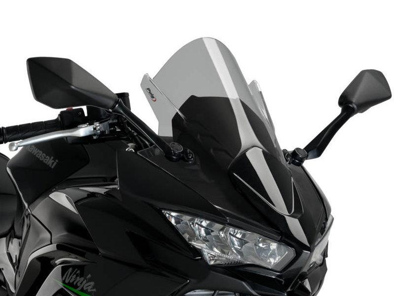 PUIG Z-Racing Screen Black for Kawasaki Ninja 650 20-25 3881N