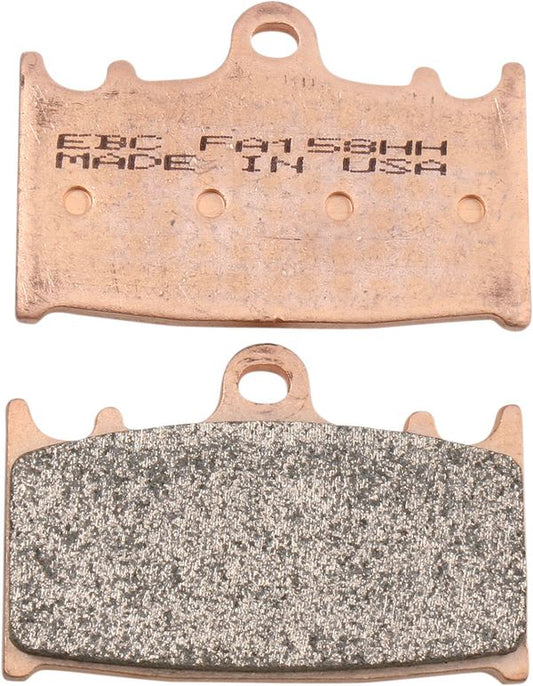 Ebc Sintered "HH" Brake Pads For Suzuki SV 650 1988-2026 Copper Alloy FA158HH