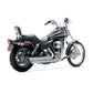 VANCE & HINES Big Shots Staggered Exhaust System Chrome for Harley Davidson DYNA 91-05 17912