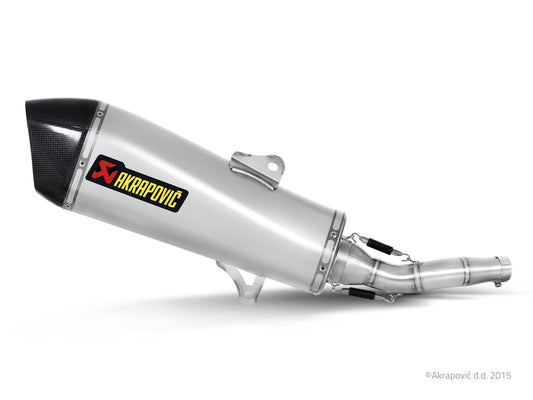 Akrapovic Slip-On Line Muffler Scooter SS/CF For Yamaha YP 400 R 07-16 S-Y4SO10-HZAASS