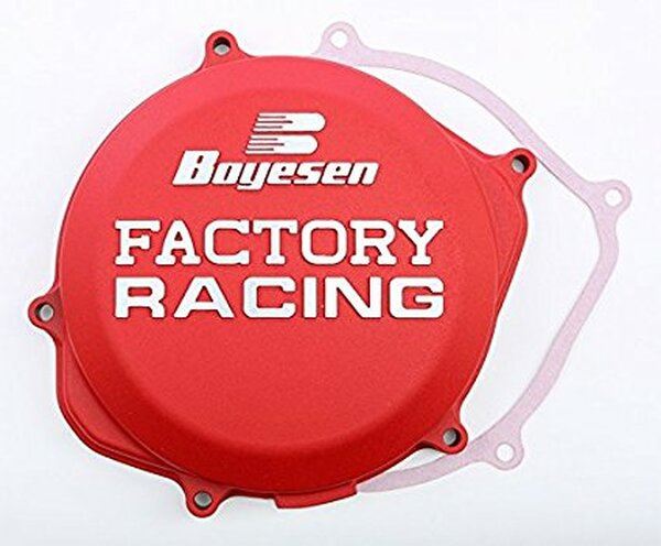 Boyesen Factory Clutch Cover For Honda CRF 450 R 2009-2016 Red Aluminium CC-06AR