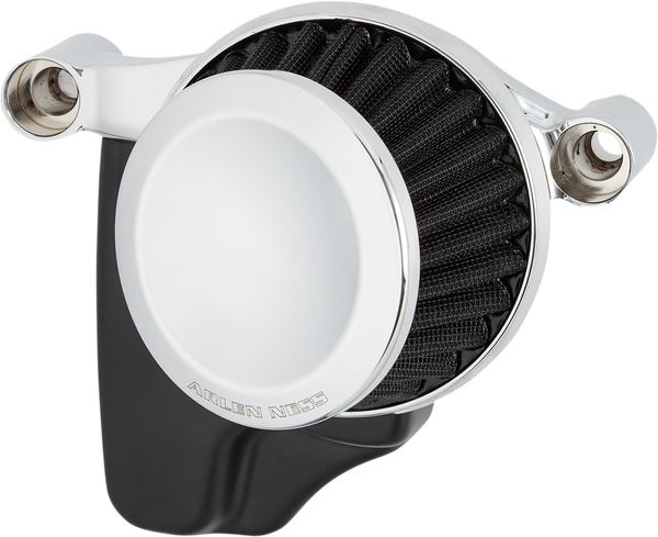 Arlen Ness Mini 22 Air Cleaner Kit White For HD FLS 1690 08-17 600-023