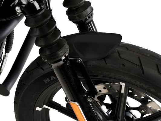 PUIG Aluminum Sheet Front Mudguard Black for Harley Davidson Sportster 883 Iron XL883N 09-12 3688N