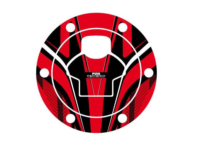 Puig Radikal Fuel Cap Protector Red 4254V