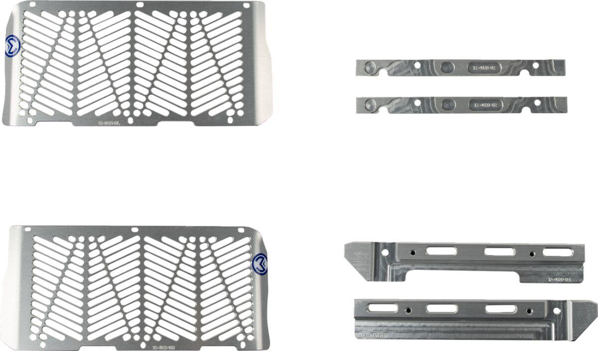 Moose Offroad Billet Radiatior Guards For Beta RR 250 1987-2026 Silver 12-4024