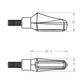 Puig Curve LED Indicators Black 20825H