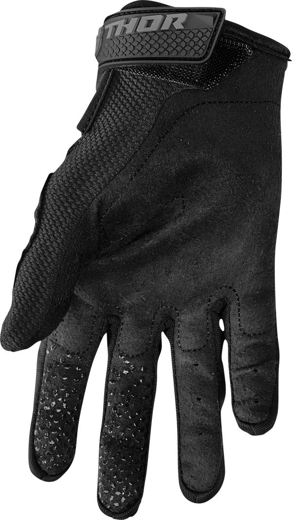 THOR Women's Sector MX Motorcross Gloves Black/Gray 2023 Model